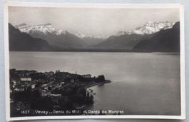 Vevey - Dents du Midi et Dents de Morcles