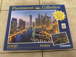 Clementoni Puzzle Fluorescent Collection, 1000 Teile, Top!