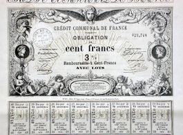 Credit Communal de France, Paris - 1870