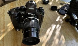Nikon F4 mit 105mm Macro