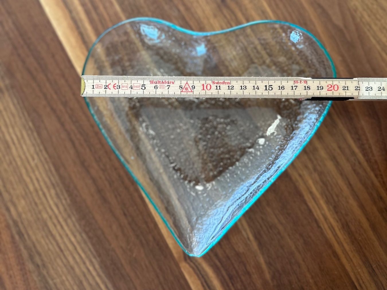 Ciotole: Schüssel - Glas - Herz - 20x20x3 cm – Usato da Märstetten venduto da fab_wf2v 2