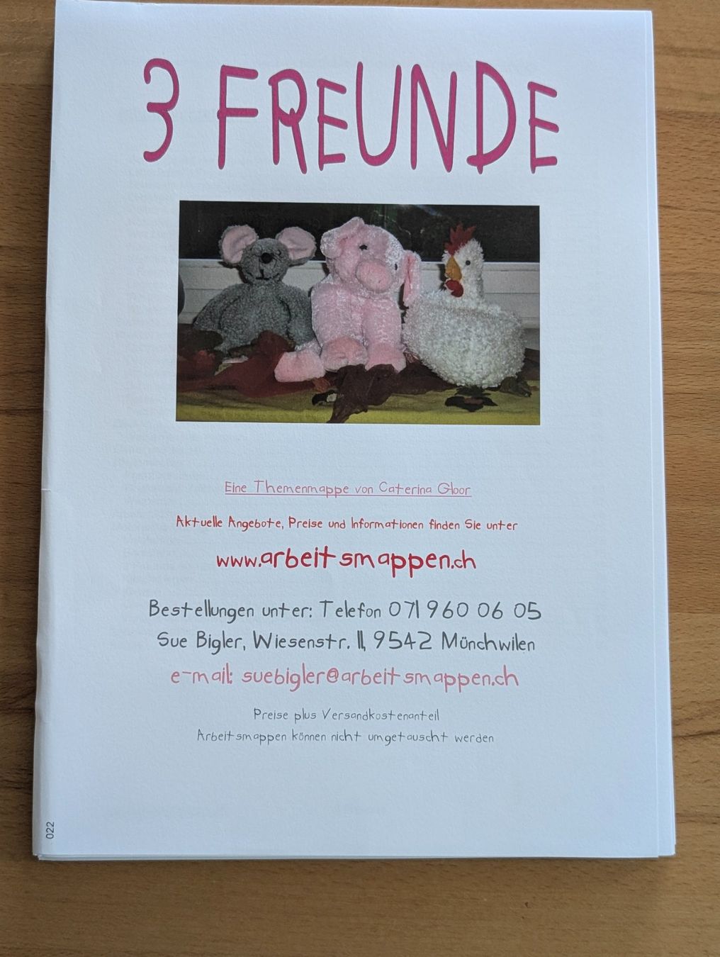 Revues & Magazines: Kindergartenarbeitsmappe: 3 Freunde; alte Version – D'occasion à Weite par Nur63