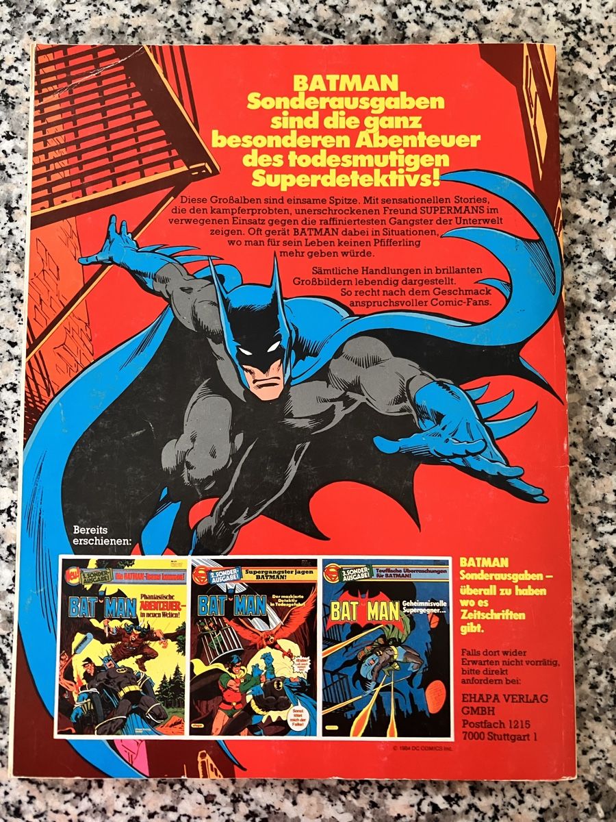 Comics: Batman Einmalig Sonderhefte von 1-5 !! – Gebraucht aus Wangen b. Dübendorf von Antiz1210 6