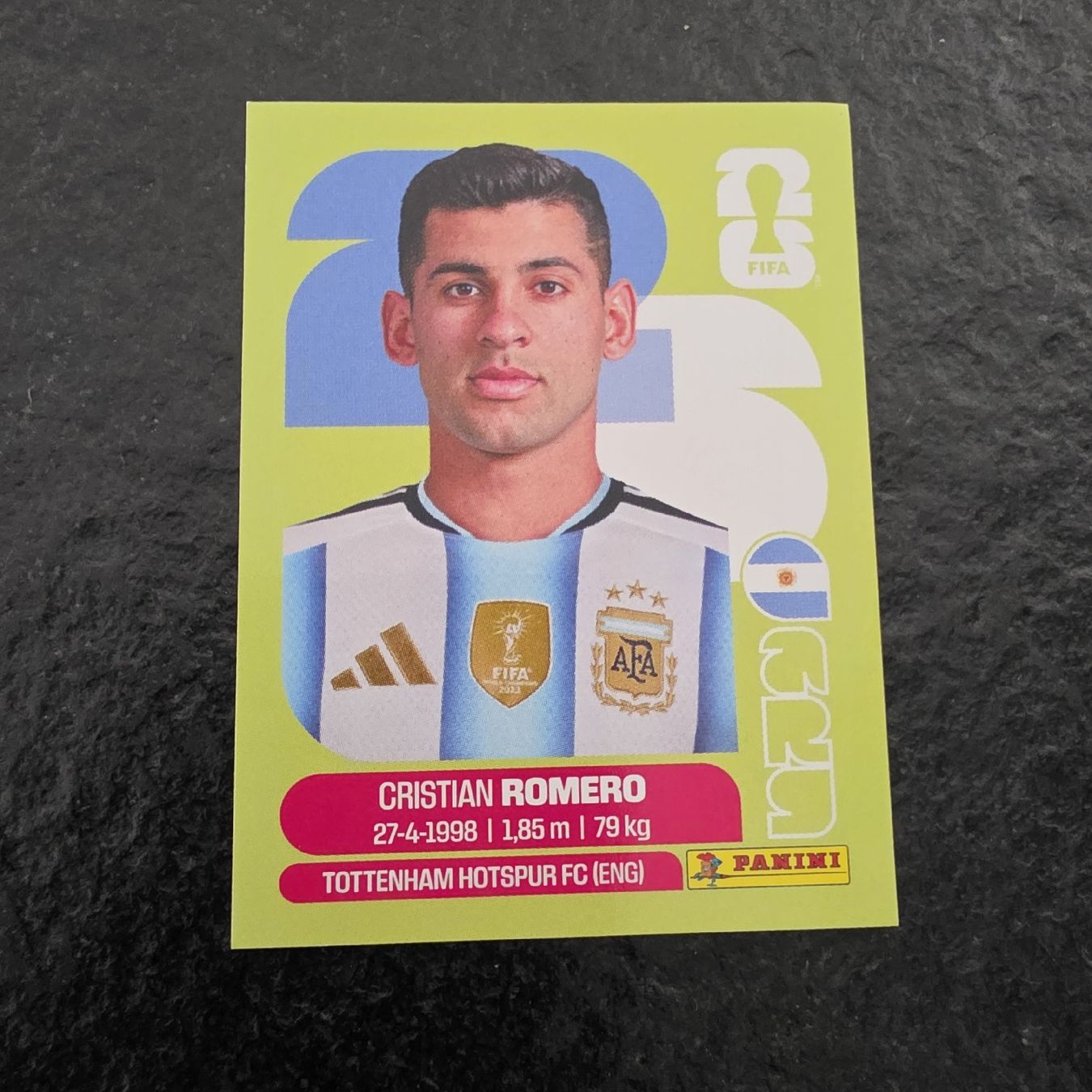 Panini Carte collezionabili: Panini Sticker Cristian Romero ARG4 – Nuovo e nell'imballaggio originale da Buchs AG venduto da LogoParts