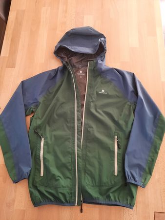 Heber Peak  leichte Regenjacke Kinder blau gruen Gr.164