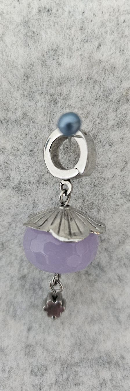 Ciondoli: Original Leonardo Charm-Anhänger, lila – Usato da Sirnach venduto da Dglarnerin72