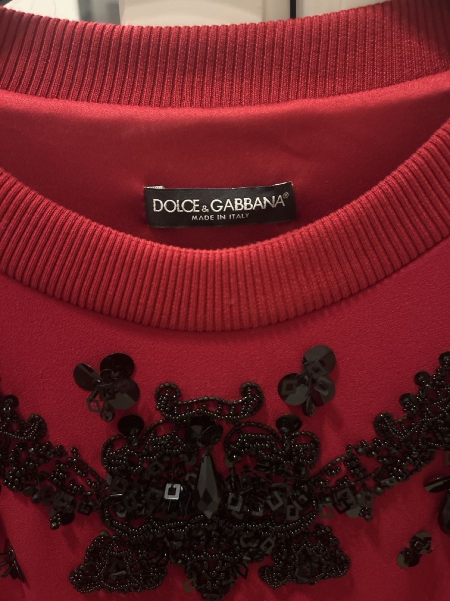 Dolce & Gabbana Maglioni & Felpe: Dolce&Gabbana Pullover, Rot, Gr. 40, neu – Nuovo (secondo la descrizione) da Gümligen venduto da Loryxx 1