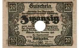 Döbeln 20 Mark 08.11.1918 VZ-VZ+
