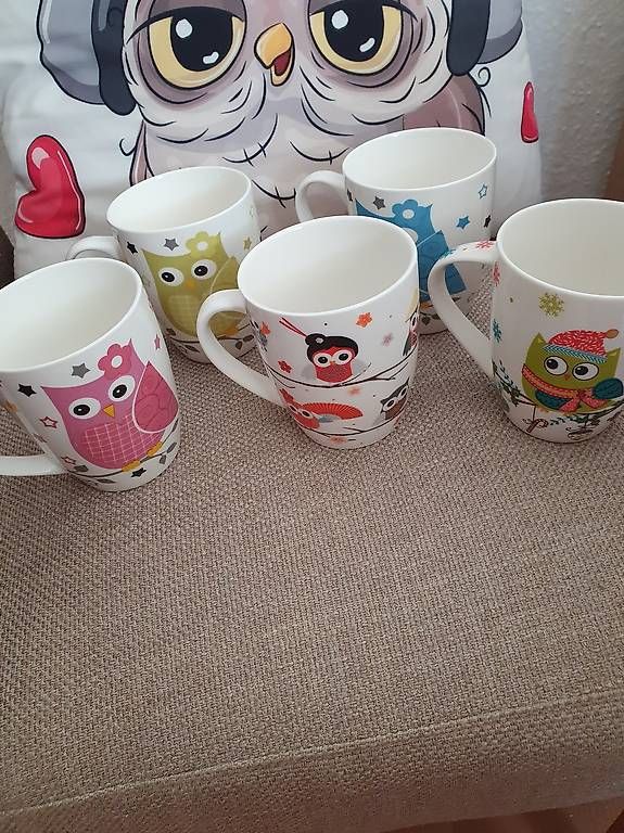 Tazze: Tassen Kaffee oder Tee "EULE" 5 Stück – Usato da Klingnau venduto da Fee1960 4