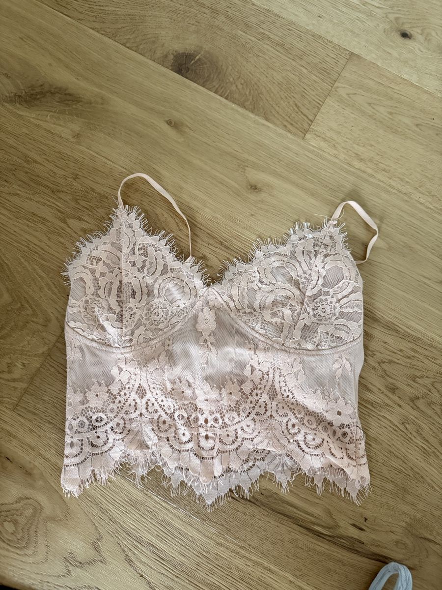 Tops: Bustier Rosa Spitze Grösse XS neuwertig – Neu (gemäss Beschreibung) aus Grenchen von Bach94 1