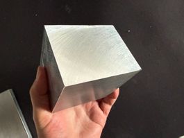 Aluminiumklotz 90 x 80 x 70 mm, 1440 g