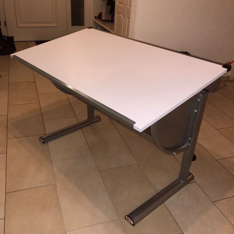 Kinder Schreibtisch höhenverstellbar - pink (Neu (gemäss Beschreibung