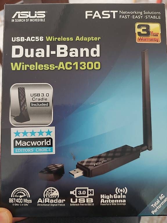 Unità & Adattatore: USB Wireless Adapter Asus – Usato da Baar venduto da vpa_q7mw
