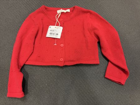 Sfera Strickjacke rot Grösse 86-92 neu mit Etikett