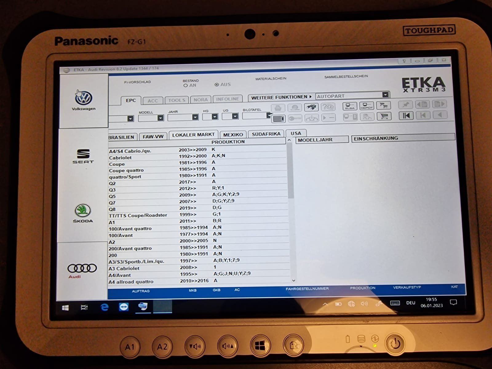 Tutti gli attrezzi: OBD Diagnose Computer ETKA8.2 ODIS ElsaWin Komplet System – Usato da Chur venduto da _xtronix_ 5
