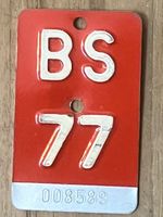 BS 77 - VELONUMMER - FAHRRADSCHILD - PLAQUE DE VELO - BS 77