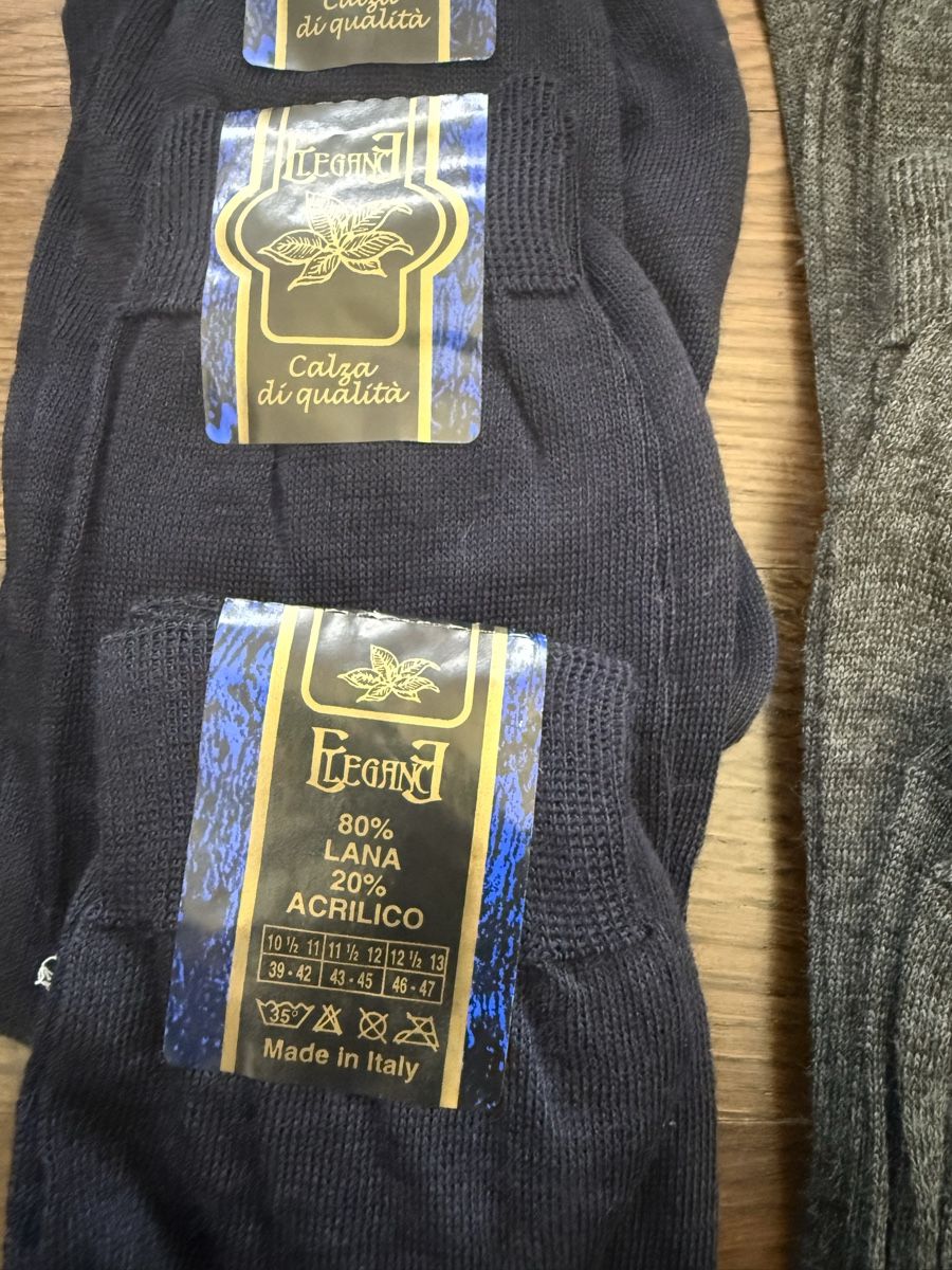 Calze: 11 Herren Socken Gr. 46-47 – Nuovo e nell'imballaggio originale da Zürich venduto da Fabrizio1978 2