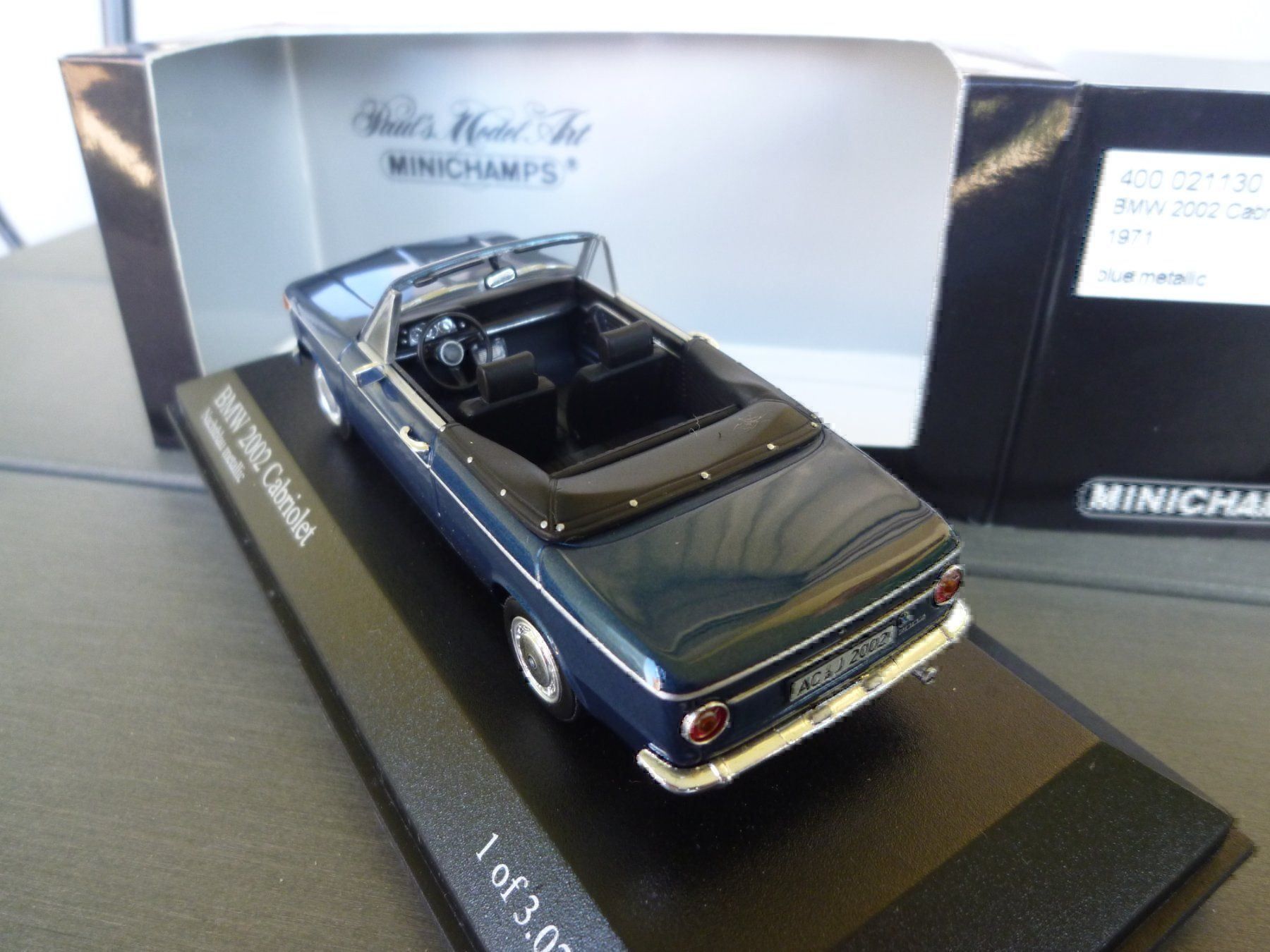 Modellini d'auto: BMW 2002 Cabriolet (1971) – Nuovo e nell'imballaggio originale da Flawil venduto da Imperiosud 2