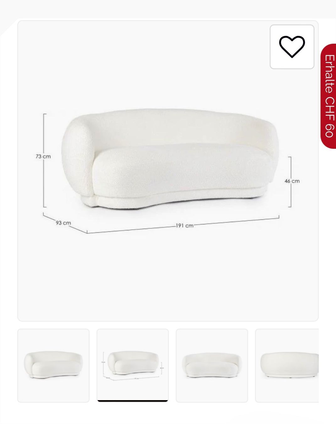 Divani: Zenzone - Sofa skandinavisch design – Nuovo e nell'imballaggio originale da Nesslau venduto da lin_8gsv 1