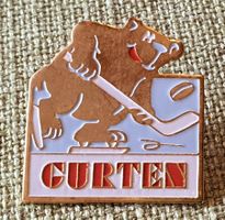 J906 - Pin Gurten Bier Bär Eishockey
