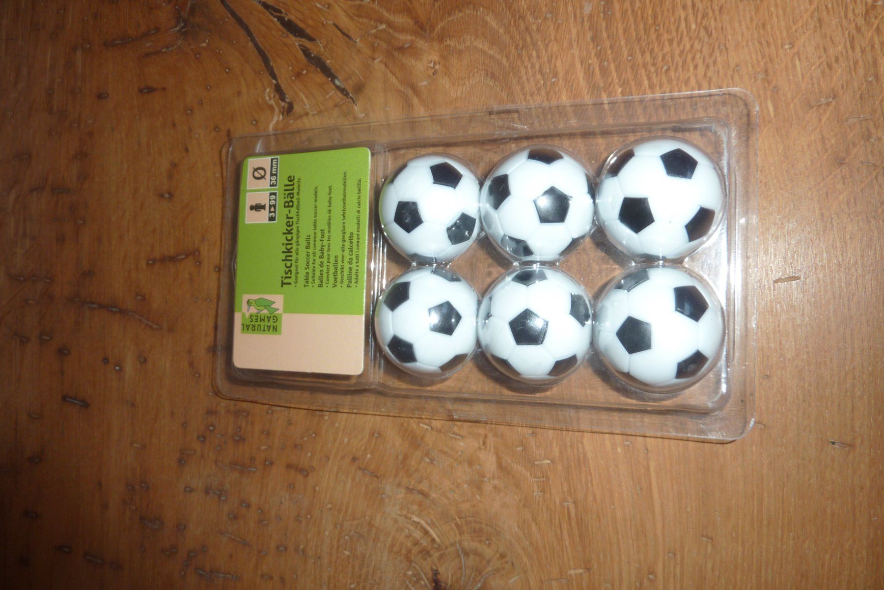 Giochi: Tischfussball, Bälle, 6 Ex. – Nuovo (secondo la descrizione) da Lausen venduto da akira003