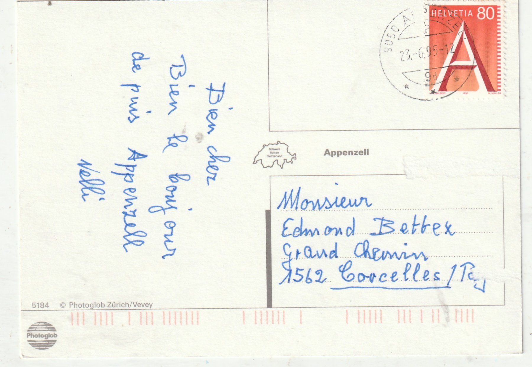 Cartoline postali: Appenzell Folklore MBK – Usato da Lumbrein venduto da made02 1