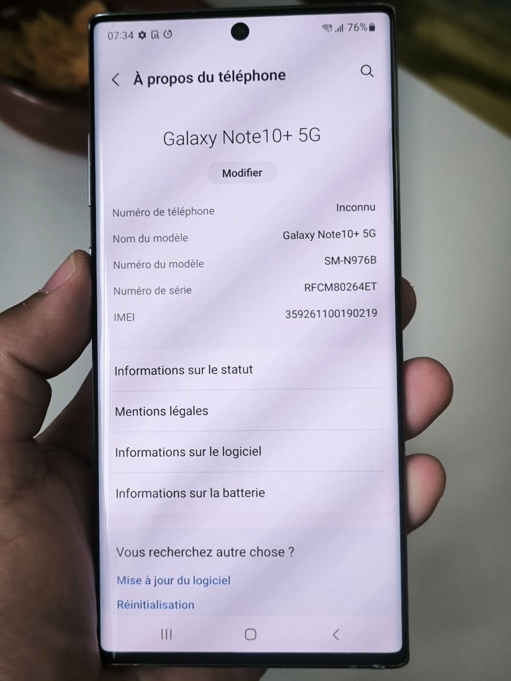 Samsung Portables: Samsung Galaxy Note 10 plus 512gb – D'occasion à Riaz par vanucaptures
