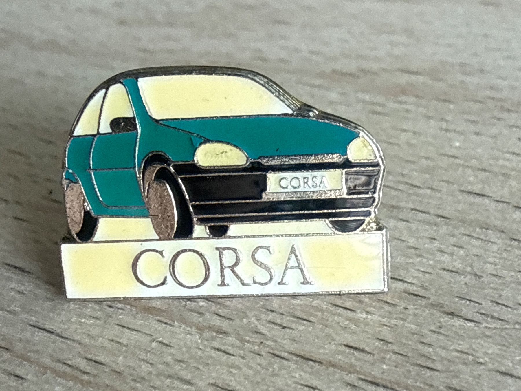 Opel Plaketten & Abzeichen: Pin Opel Corsa – Gebraucht aus Glattbrugg von Schweigmatt