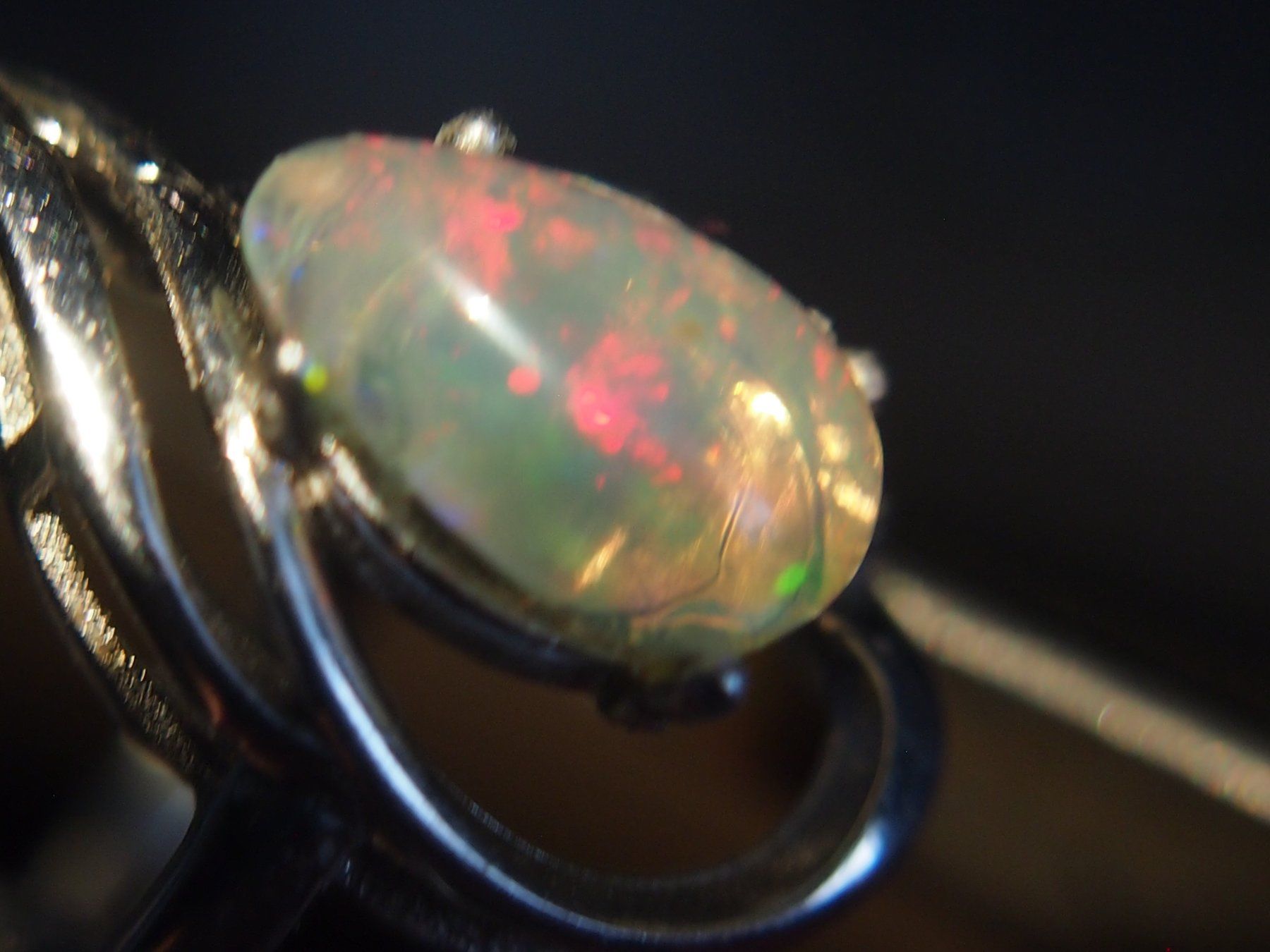 Anelli: 15 ct. highquality Ring mit AAA Feueropal – Nuovo e nell'imballaggio originale da Reinach BL venduto da Marblue 5