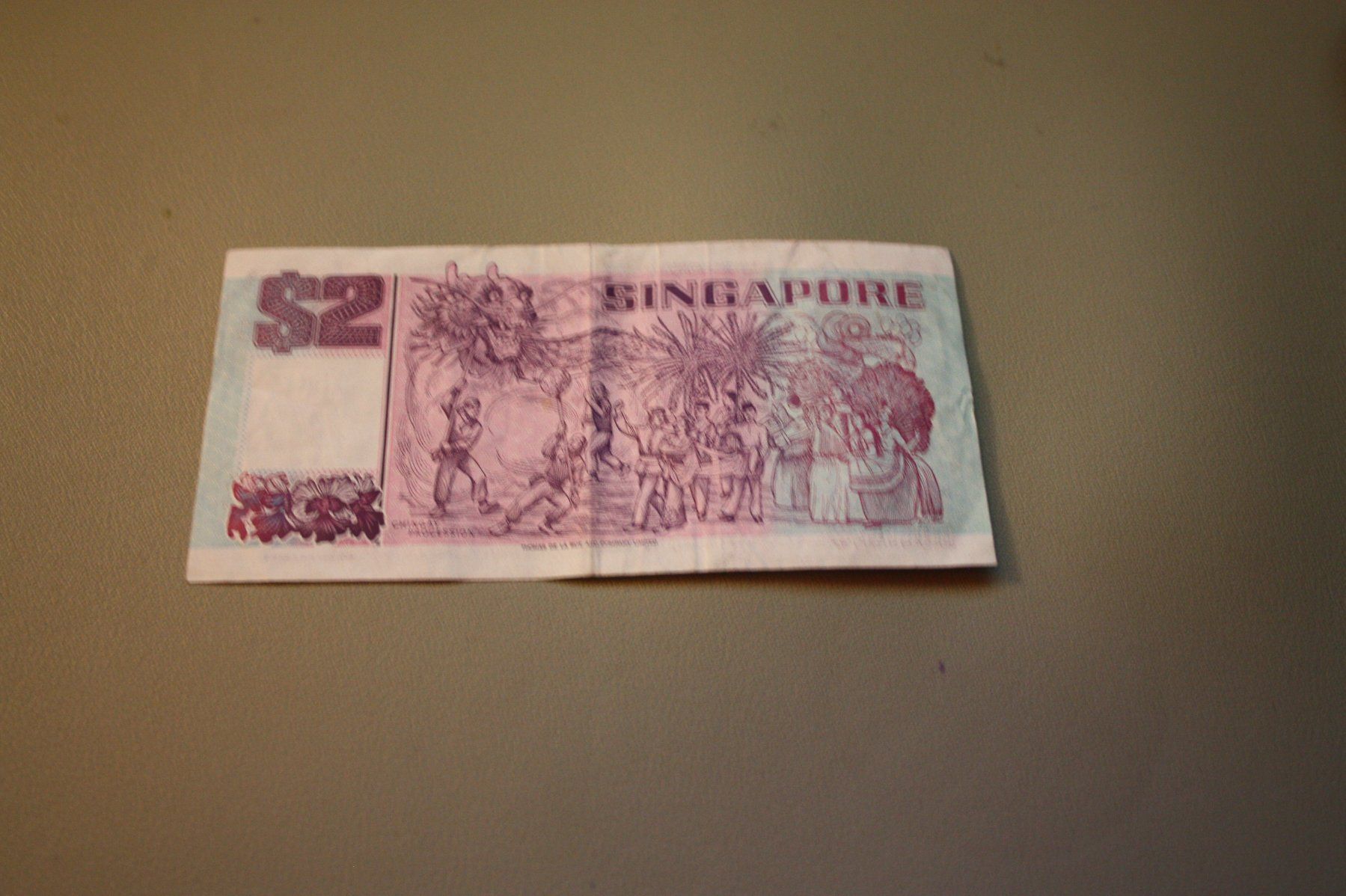 Banknoten: Note Singapore 2 Dollar – Gebraucht aus Flüelen von Alt-und-Neu 2