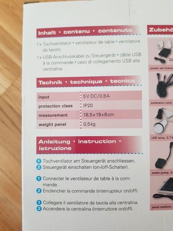 Ventilateurs: Tischventilator SunPower, USB 4W - NEU, Steffen – Neuf avec emballage d'origine à Wängi par Thurgauer98 1