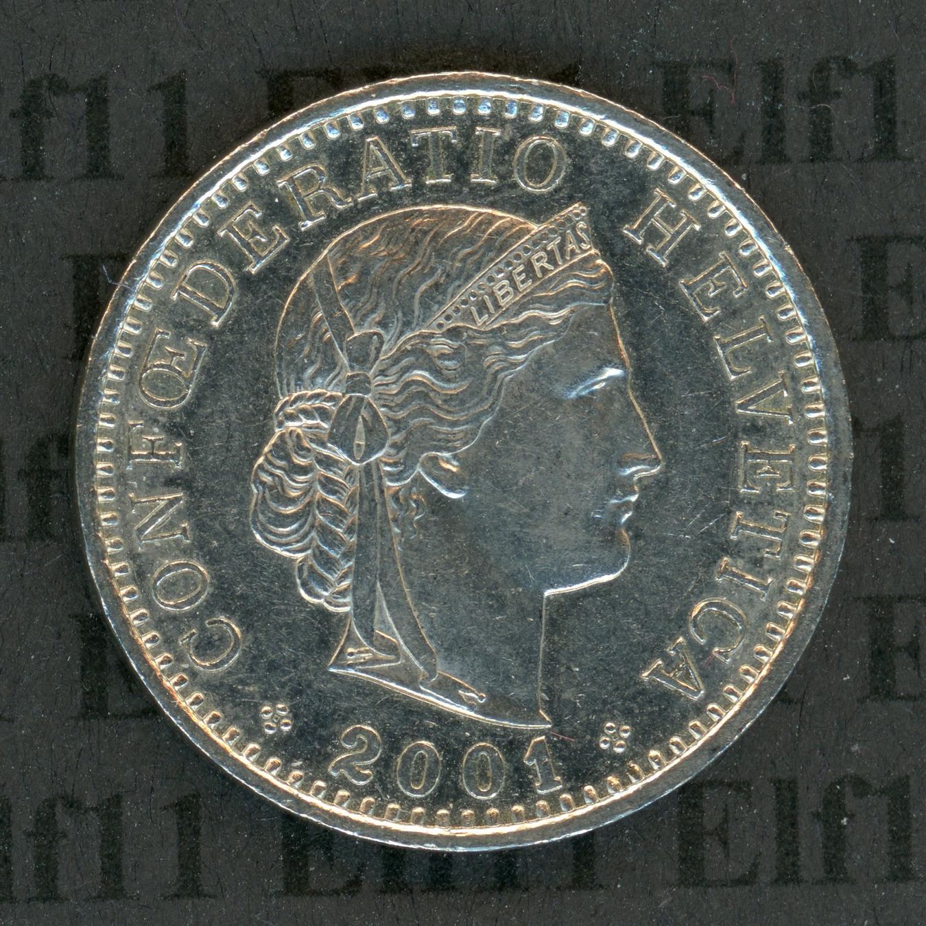 Tutti le monete: CHF___0.20 2001 vz+ 20 Rappen – Usato da Widnau venduto da Elf11