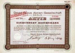 David Grove AG, Berlin - 1927