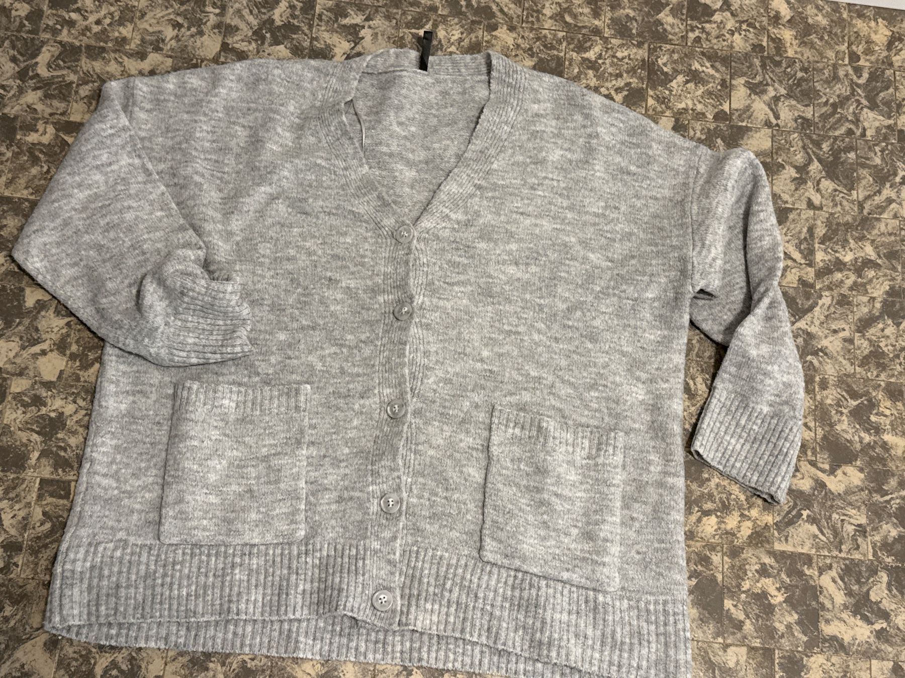 Giacche: weite luftige Strick Jacke Chicoree XL – Usato da Amriswil venduto da used2use 2