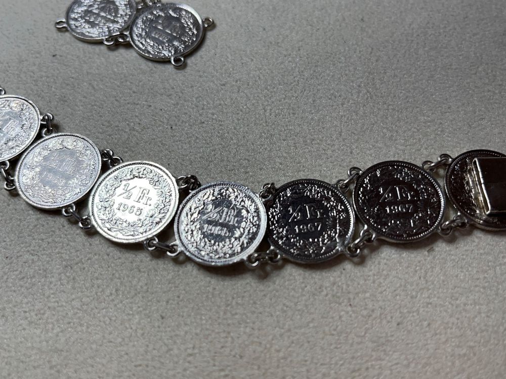 MATERIA Damen Armband Aus 925 Silber – Feine Ankerkette Mit Öse Für Charms