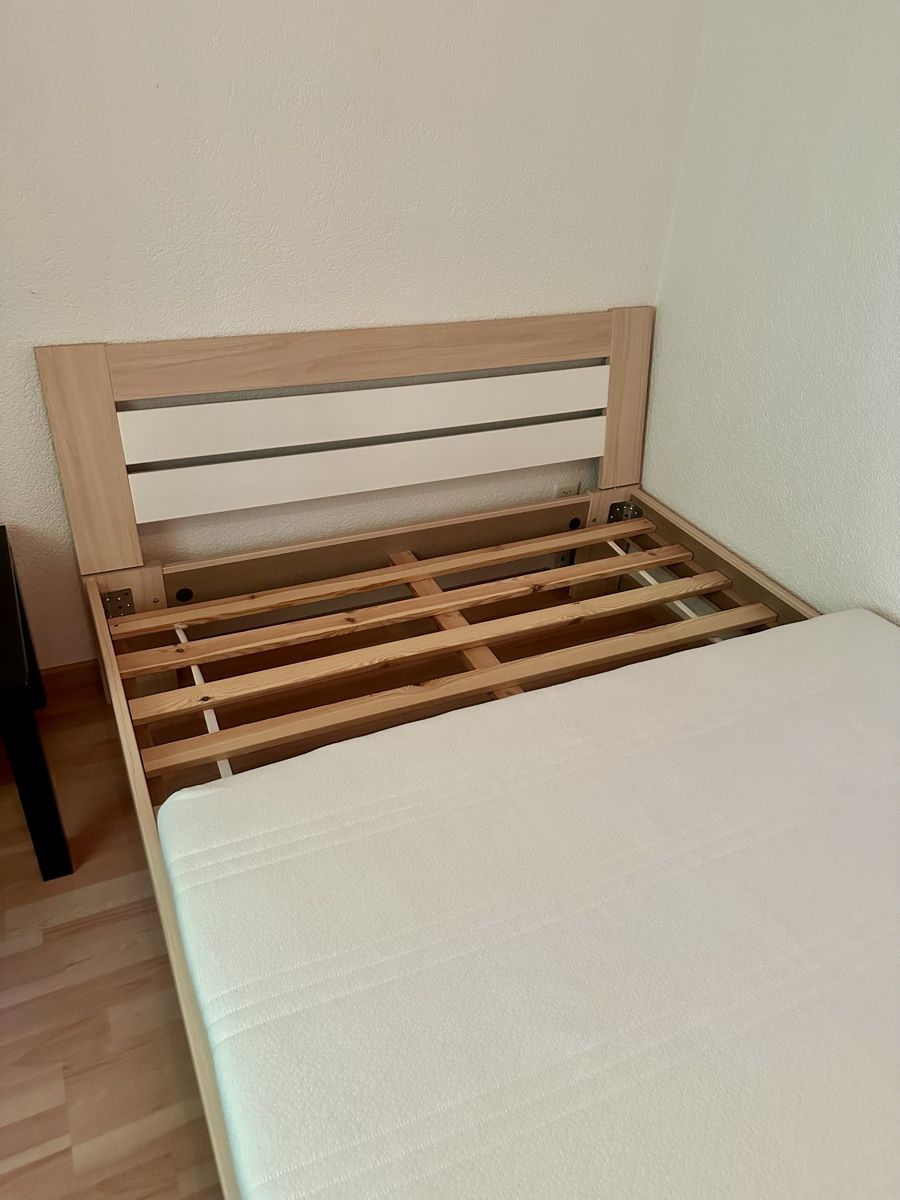 Letti: Doppelbett mit Lattenrost und Matratze – Usato da Gontenschwil venduto da hof_5cbp 1