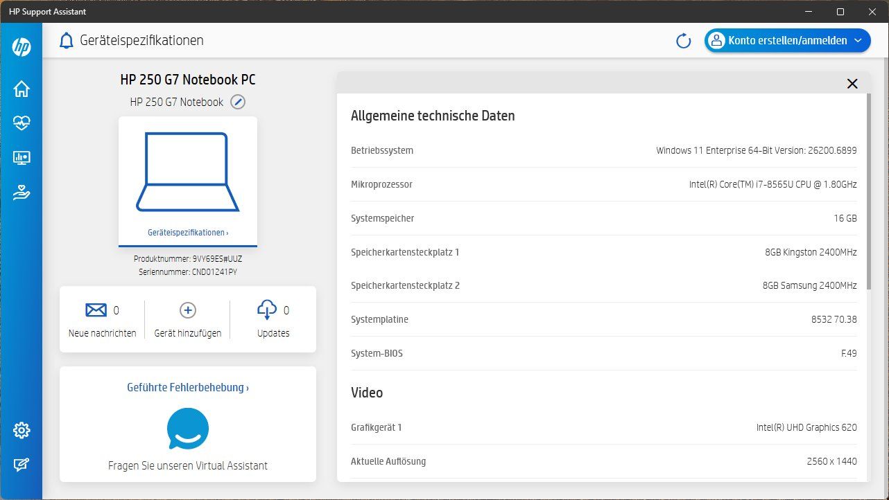 Hewlett Packard Schede madri: HP 250 G7 Notebook Mainbord – Usato da Root venduto da Tech-Nick 1