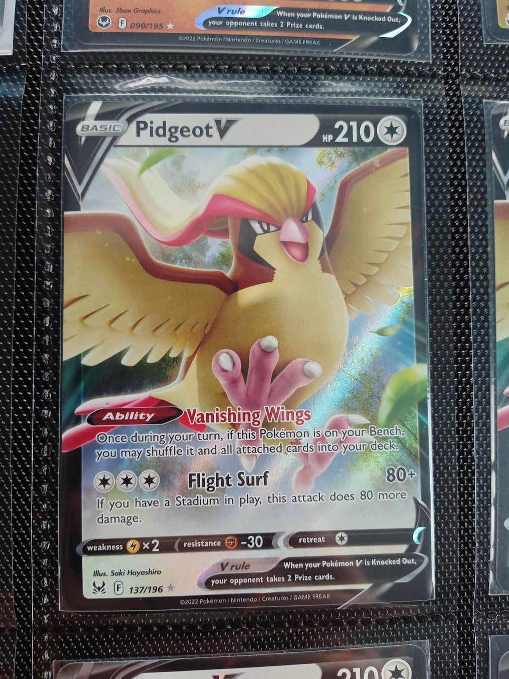 Pokémon Carte collezionabili: Pidgeot V – Usato da Altstätten SG venduto da GGsGameshop