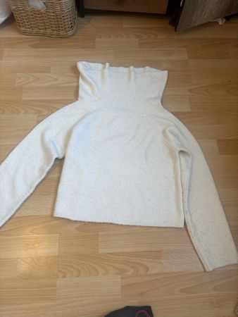 Vero Moda Rollkragenpullover weiss Grösse S gebraucht