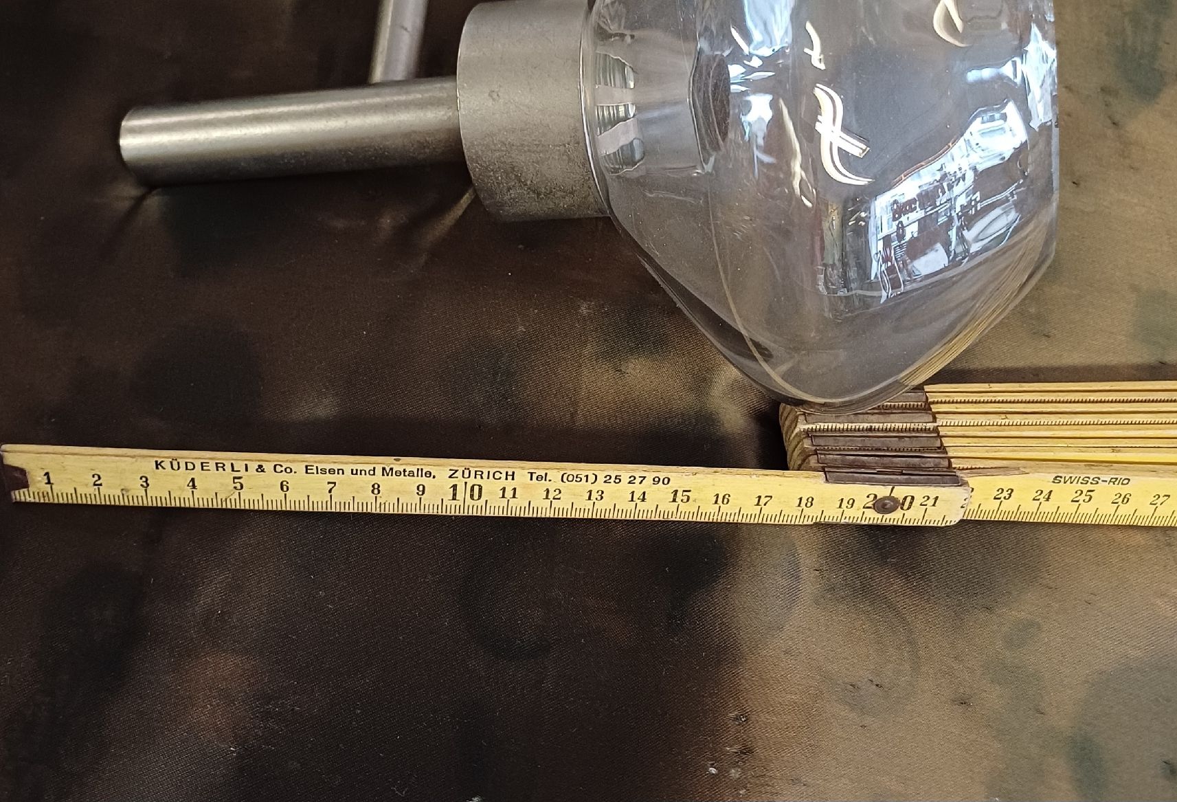Lampade: vintage Wandlampe mit Glas – Usato da Merenschwand venduto da Brockinell 4