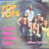 Vinyl-Single Pop Tops - Happy Hippy Youppy Song