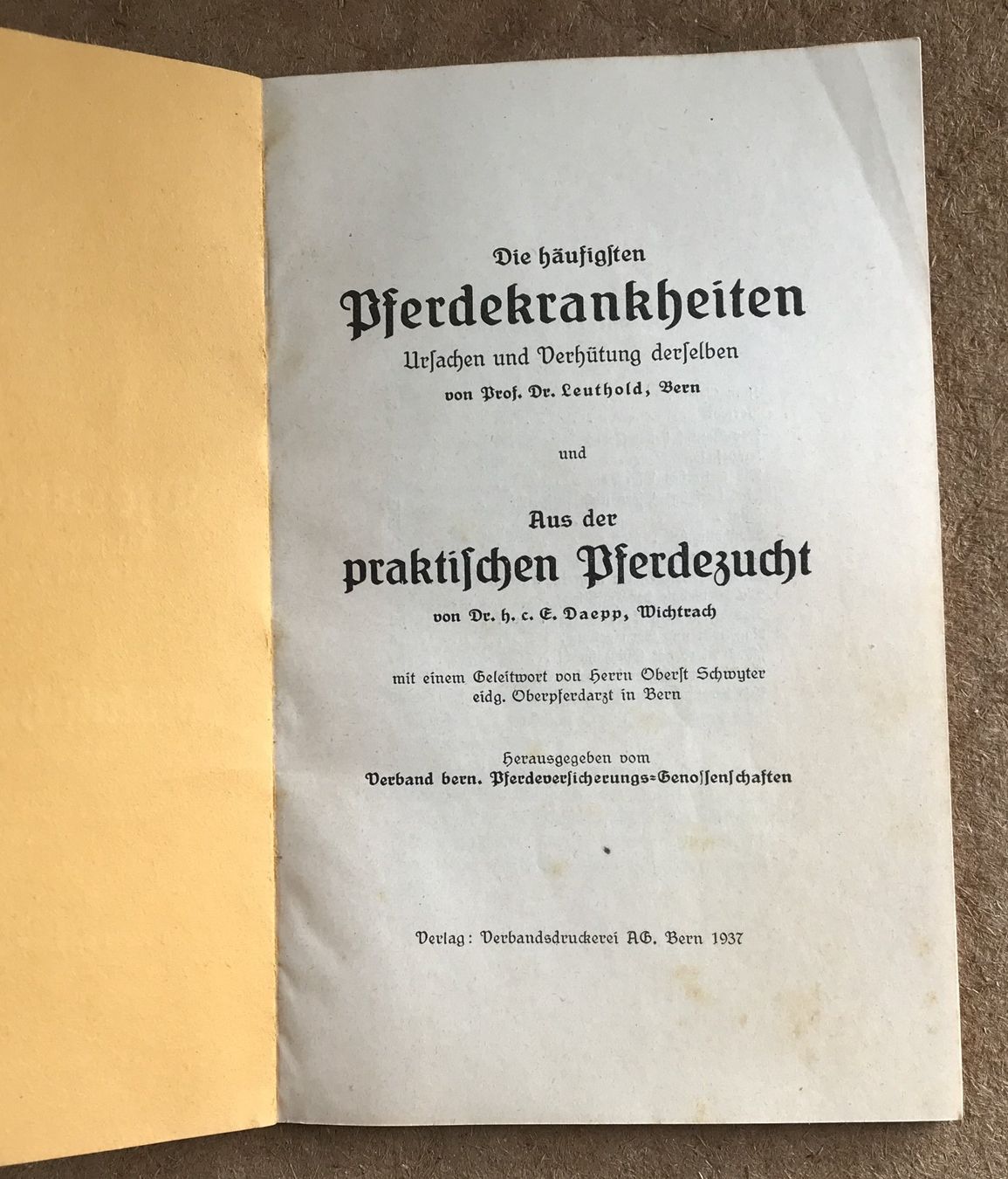 Libri: PFERDEKRANKHEITEN 1937 – Usato da Ostermundigen venduto da Kari1937 1
