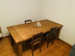 Esstisch Massivholz 100 x 200 cm