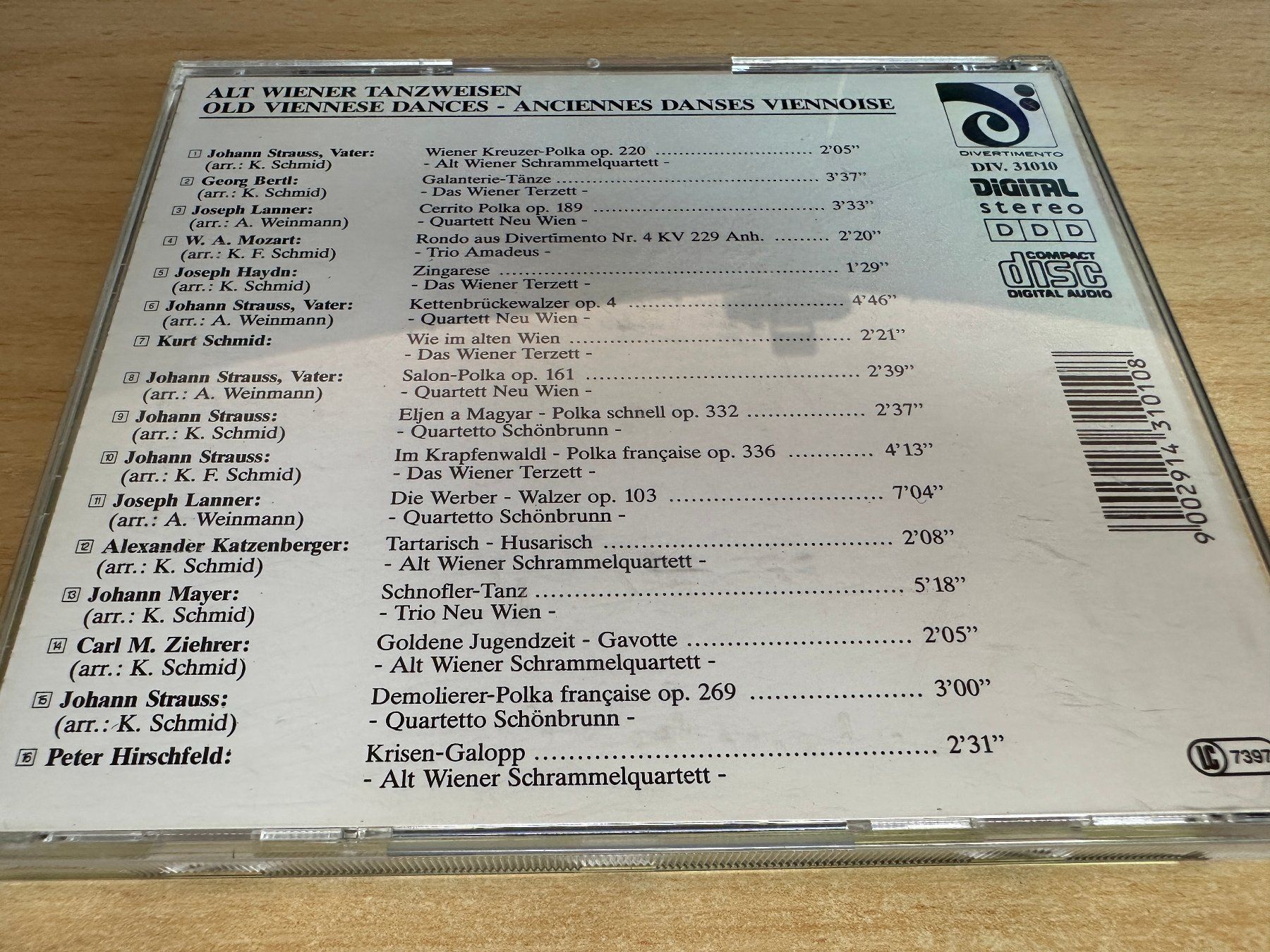 CD: Various - Alt Wiener Tanzweisen – Usato da Rikon im Tösstal venduto da Alpenmutz 1