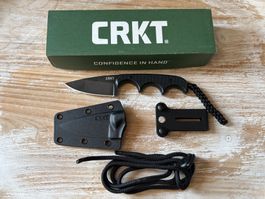 CRKT Minimalist Black Drop Point mit Scheide & OVP