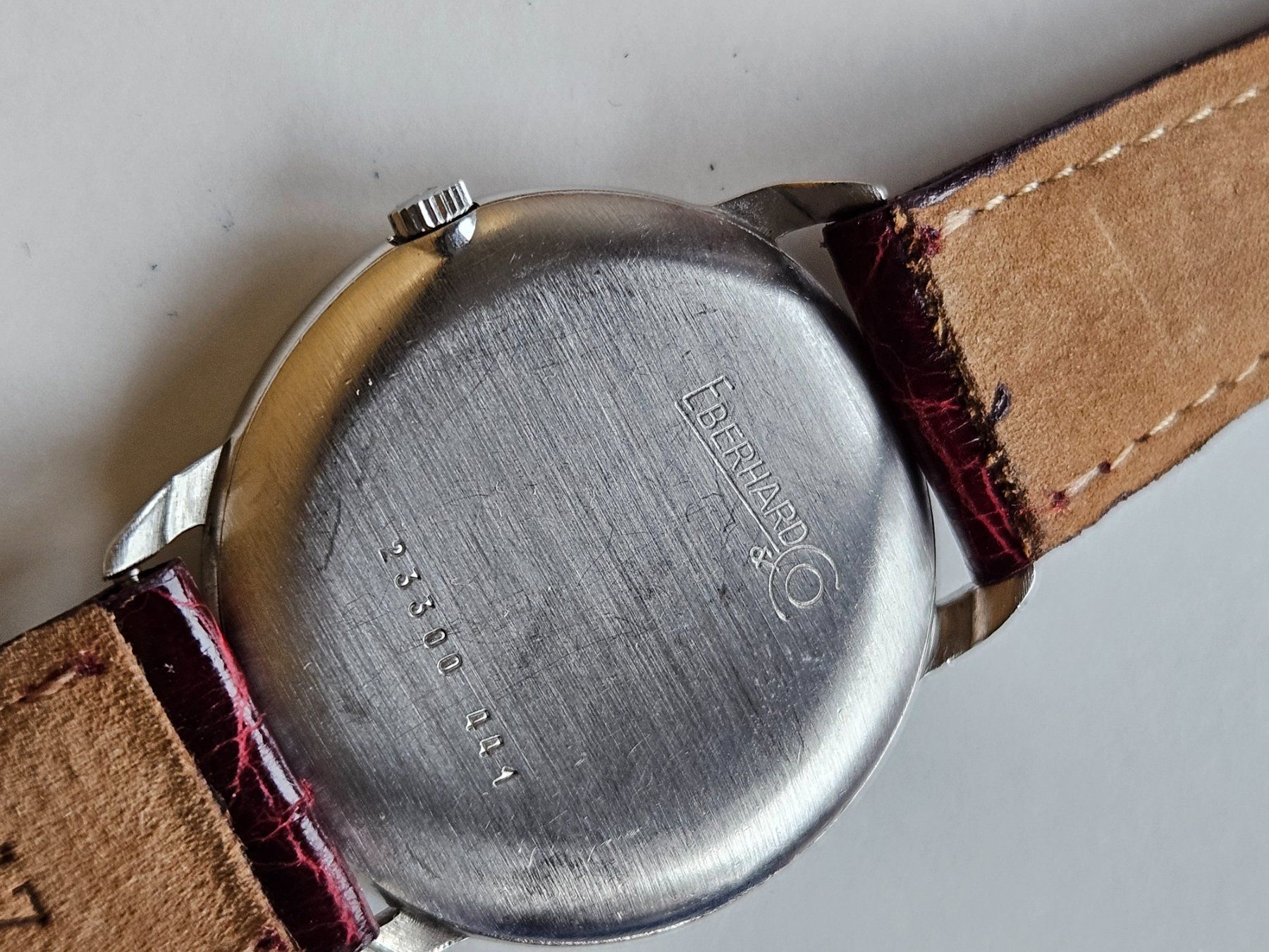 Eberhard & Co. Orologi: Eberhard Handaufzug mit Box – Usato da Berikon venduto da mmm21 3