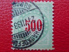 POROTMARKE: 22A (K), von Chaux-De-F, tolles Stück, 350.-+
