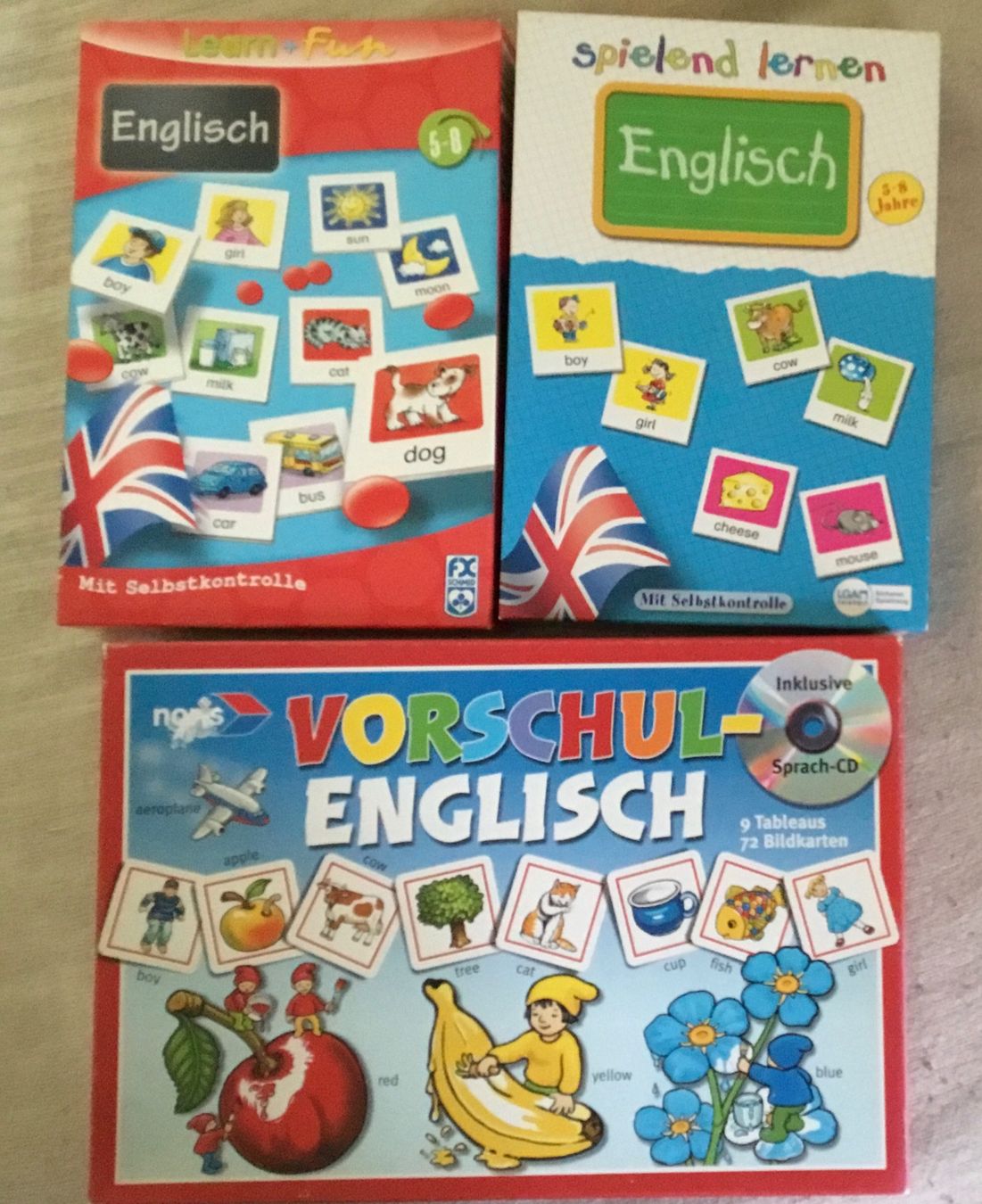 Giochi: 3 Lernspiele Englisch ab 4 Jahren – Nuovo (secondo la descrizione) da Diessenhofen venduto da quinto9