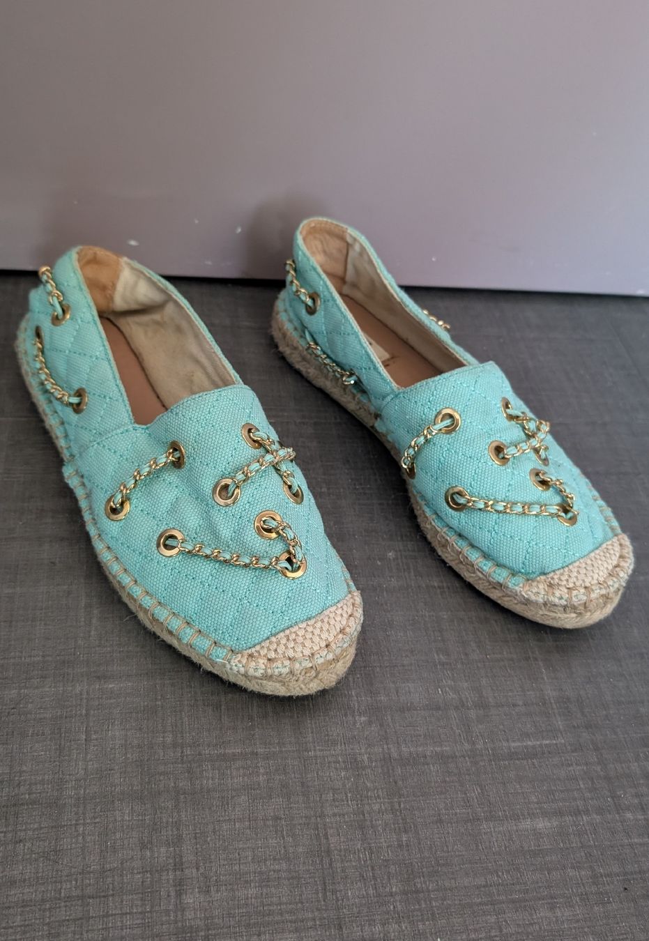Moschino Scarpe da donna: Moschino Espadrilles, Size 38, turquoise – Nuovo (secondo la descrizione) da Meyrin venduto da att_mgj5 4