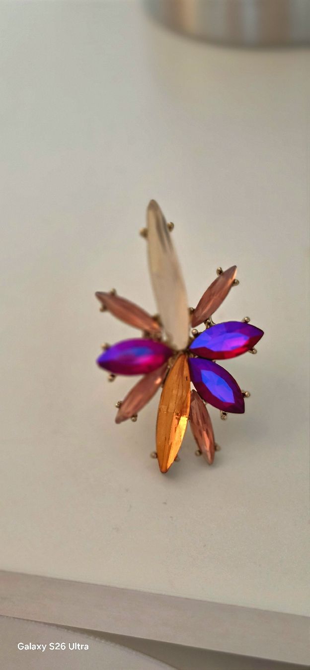 Anelli: Statement Ring bunt – grosse Steine, auffälliges Design – Nuovo (secondo la descrizione) da Muttenz venduto da Malici11